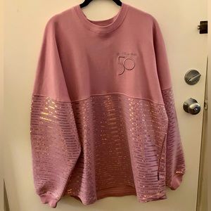 Disney Spirit Jersey Pink Sequin Adult L